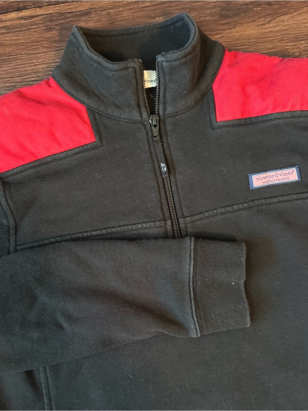 Vineyard Vines Sweatshirt Womens Small 1/4 Zip Mock Neck Quarter Zip 6K0484